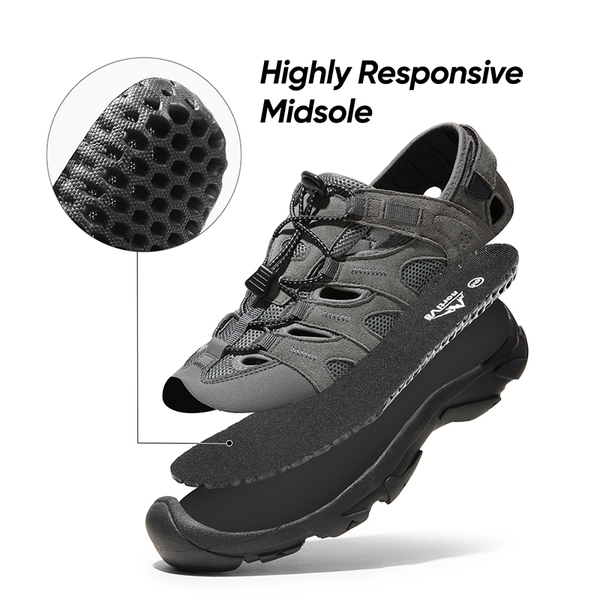 Nike mens closed toe sandals clearance